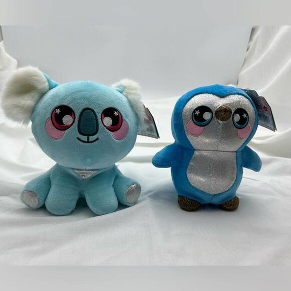 7” Squeezamal 3Deez set of Penguin and Koala - Picture 2 of 5